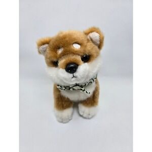 kawaii Sitting Shiba Inu Dog with Neckerchief Plush Doll Stuffed‎ Animal Size S